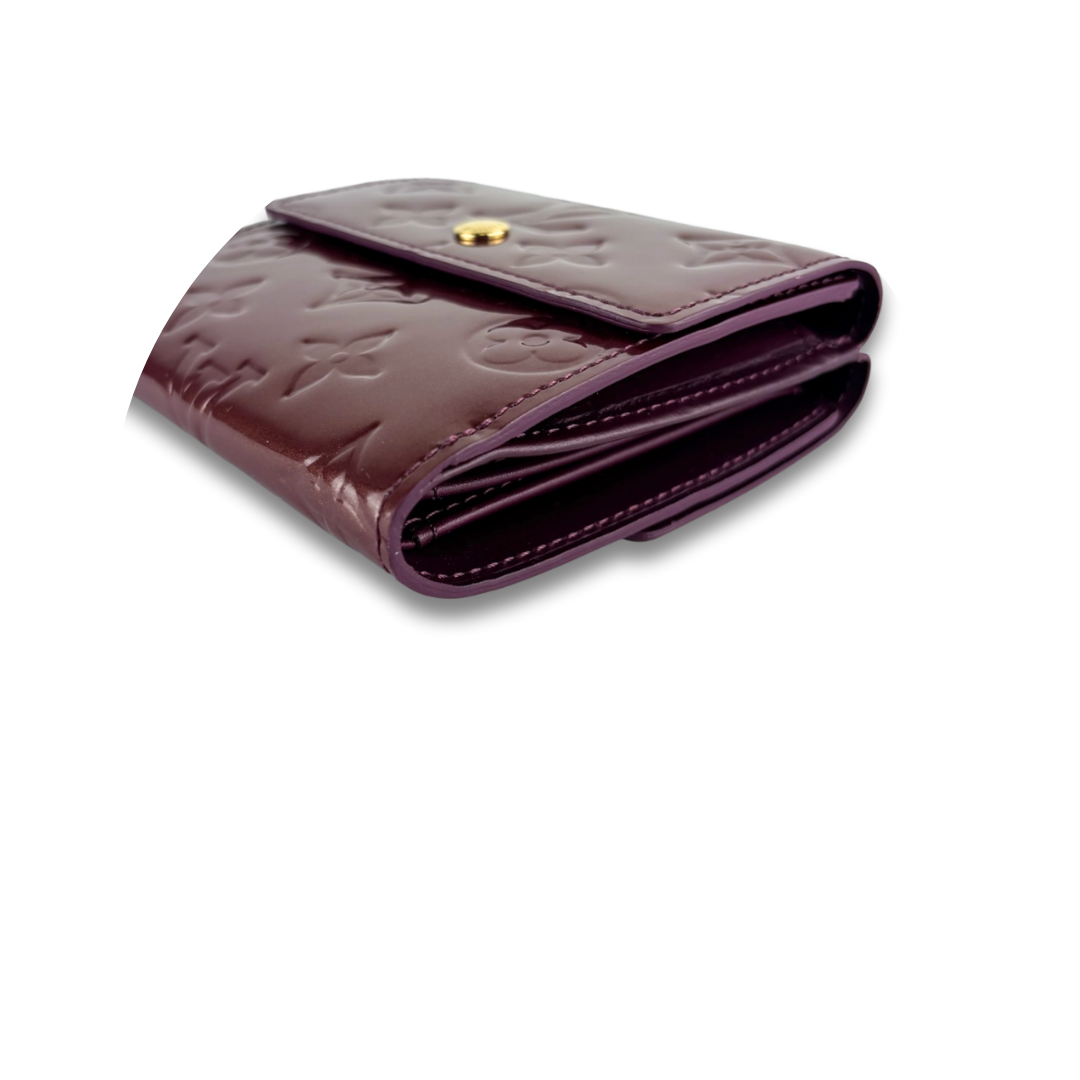 Louis Vuitton Rouge Fauviste Vernis Elise Wallet
