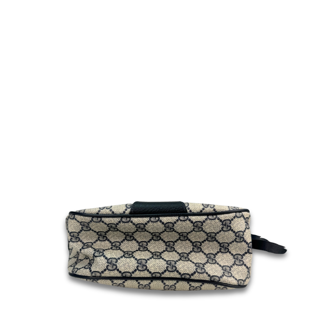 Gucci Navy Vintage Halfmoon Crossbody