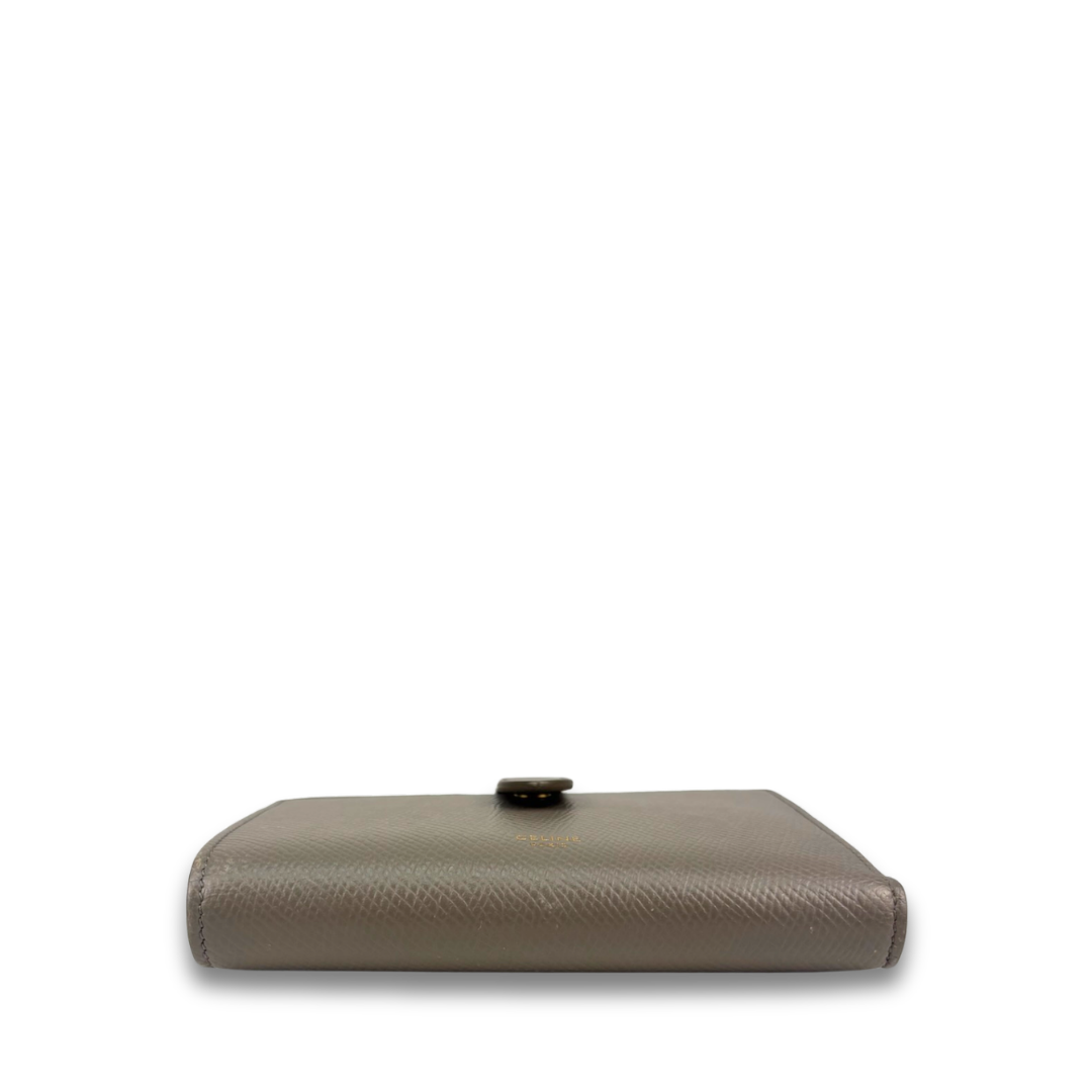 Celine Grey Medium Strap Wallet