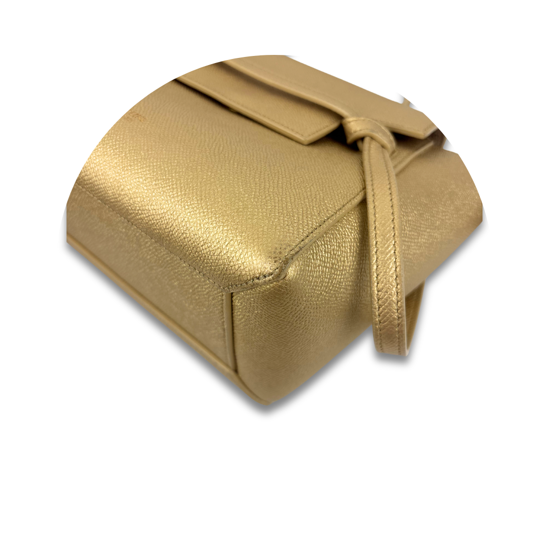 Celine Gold Nano Leather Belt Bag