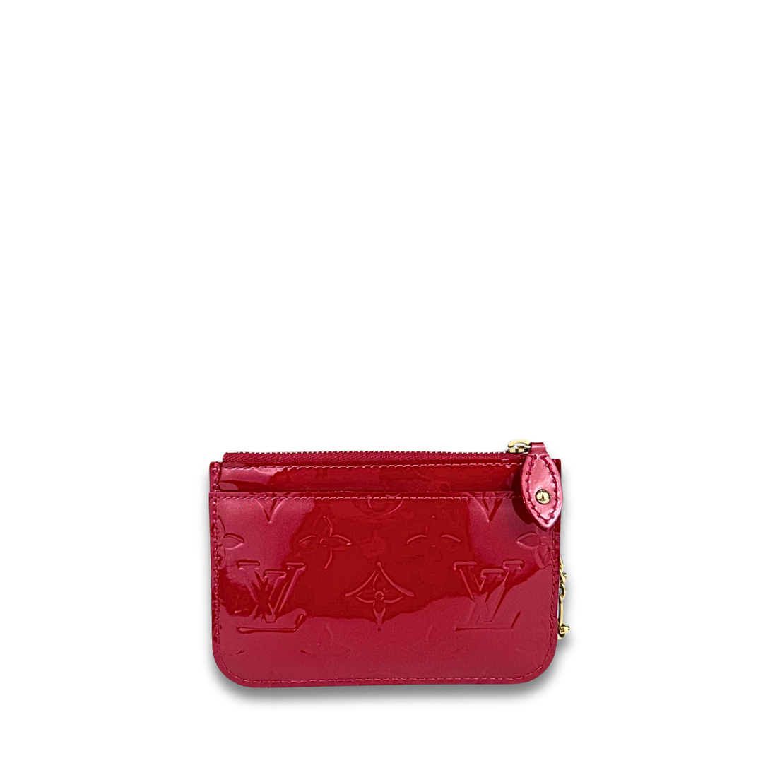 Louis Vuitton Red Vernis Key Pouch