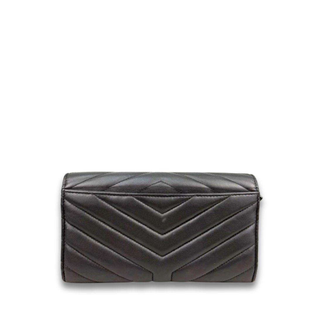 YSL Grey Cassandre Envelope Wallet