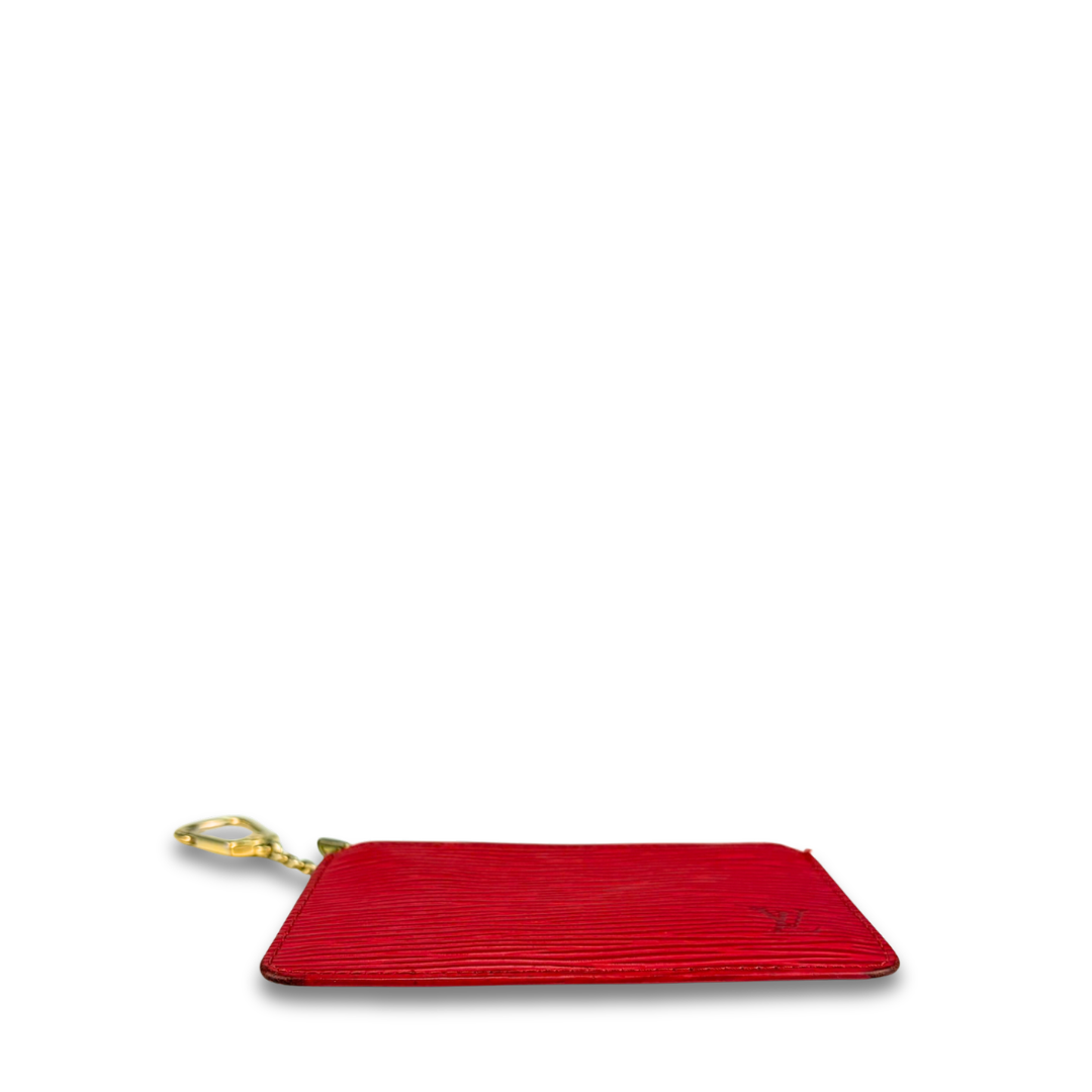 Louis Vuitton Red Epi Key Pouch