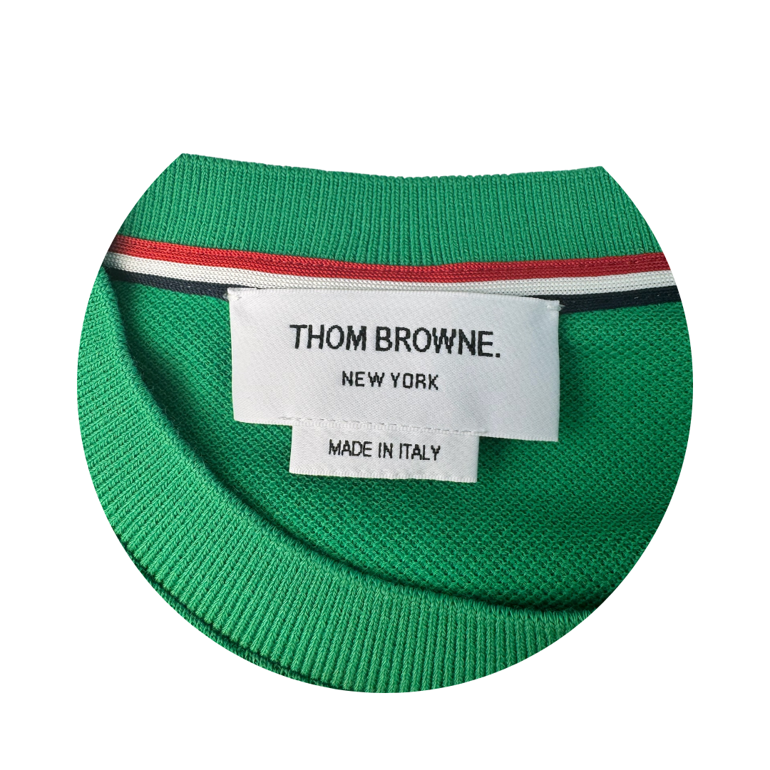Thom Brown Green 4 Bar T-Shirt - Size 38