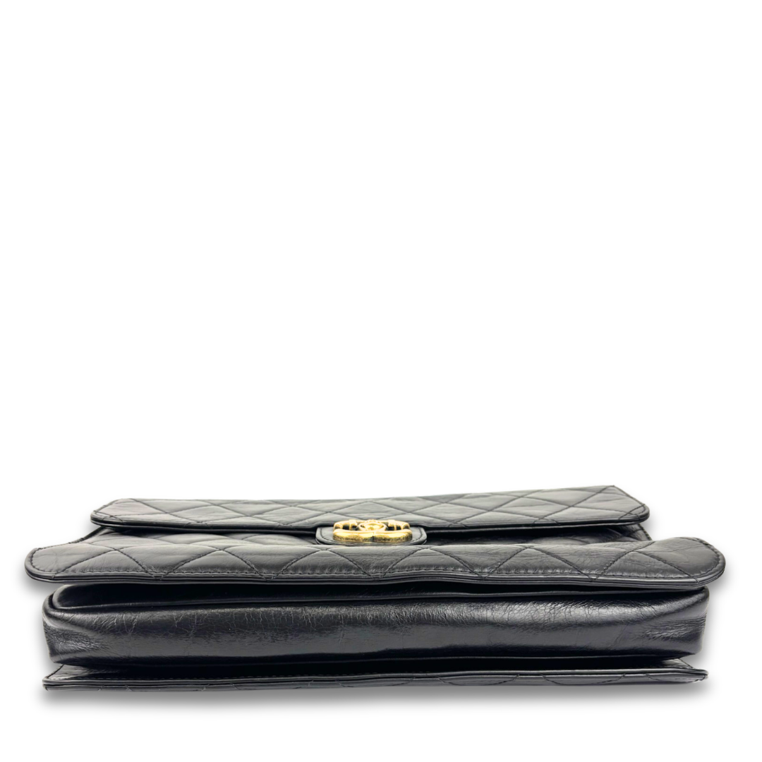 Chanel Large Black Perfect Edge Flap Bag