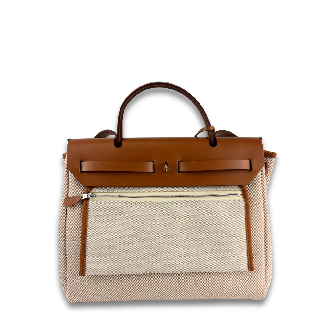 Hermès Toile Canvas Herbag Zip 31