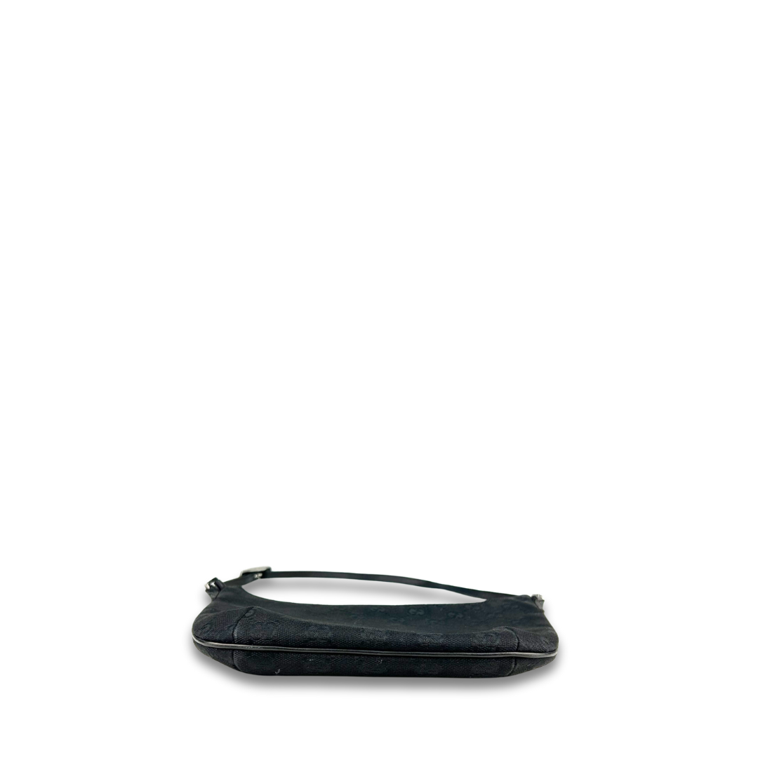 Gucci Black Canvas Shoulder Bag