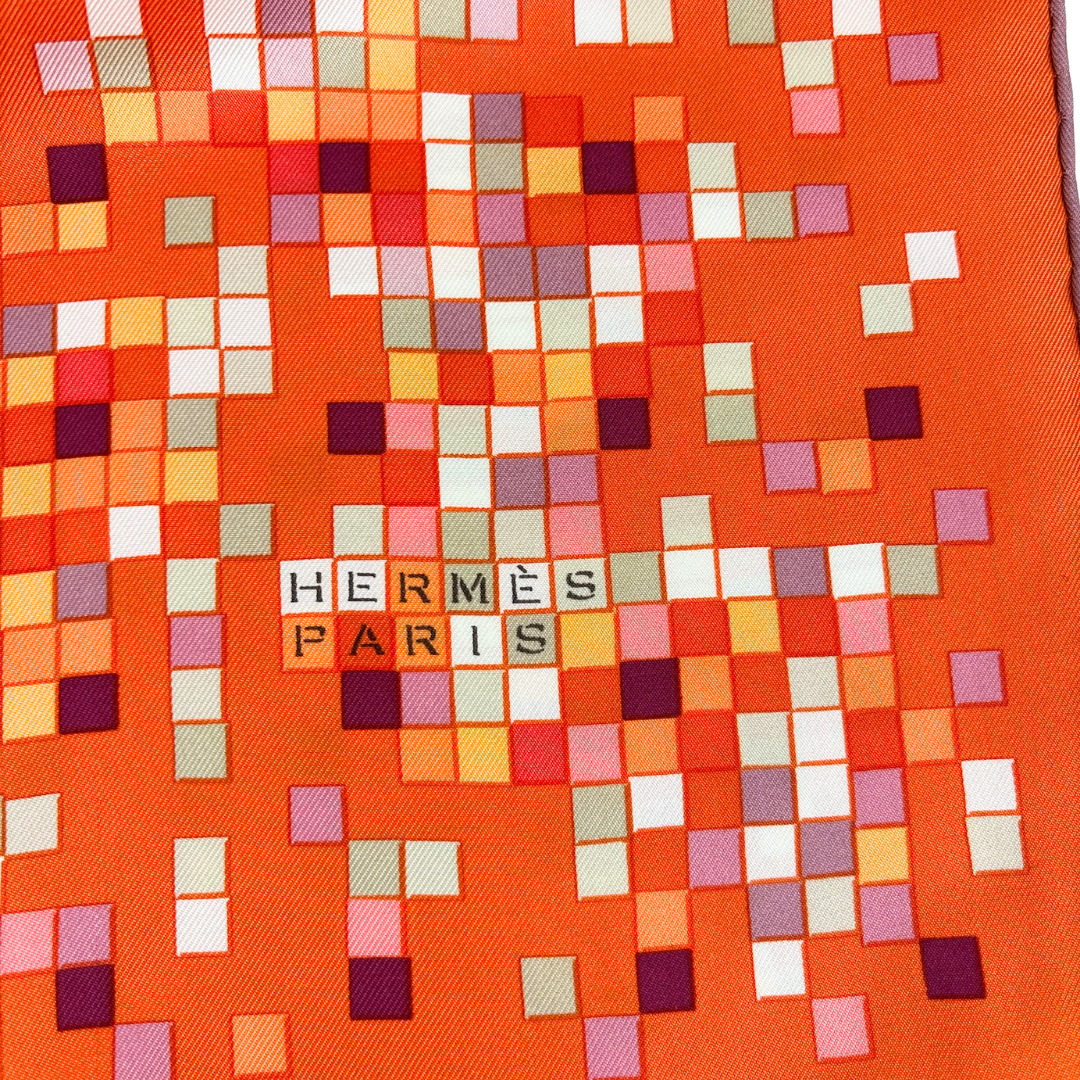 Hermès Carré 90 Mosaique Silk Scarf