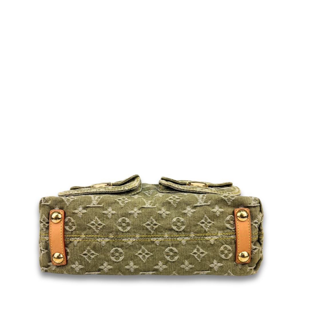 Louis Vuitton Green Denim Baggy PM