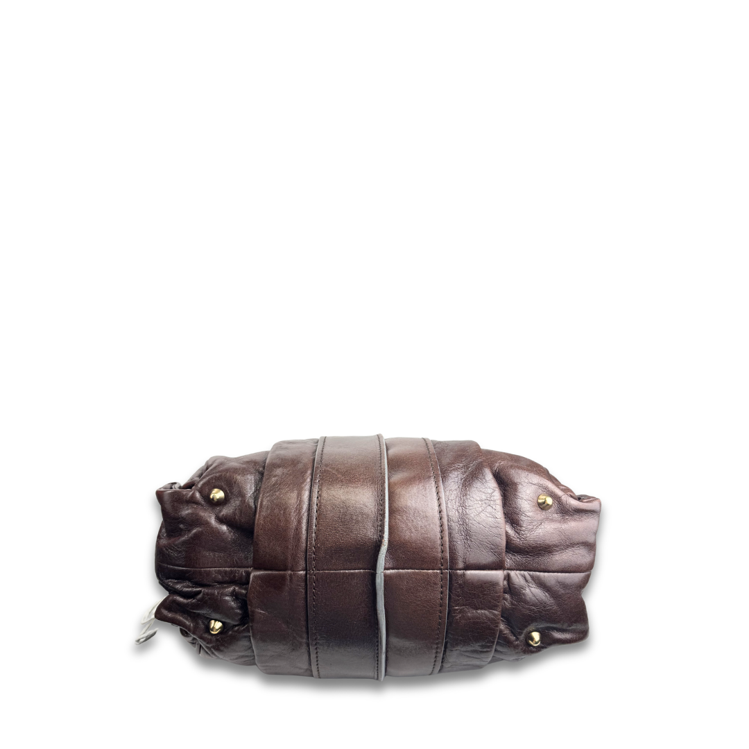 Chloe Large Brown Heloise Shoulder Bag