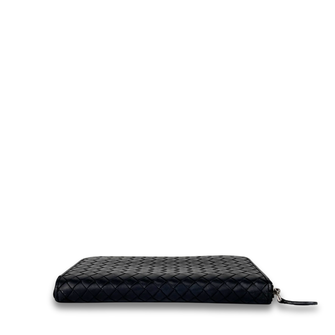 Bottega Veneta Intrecciato Zipper Wallet