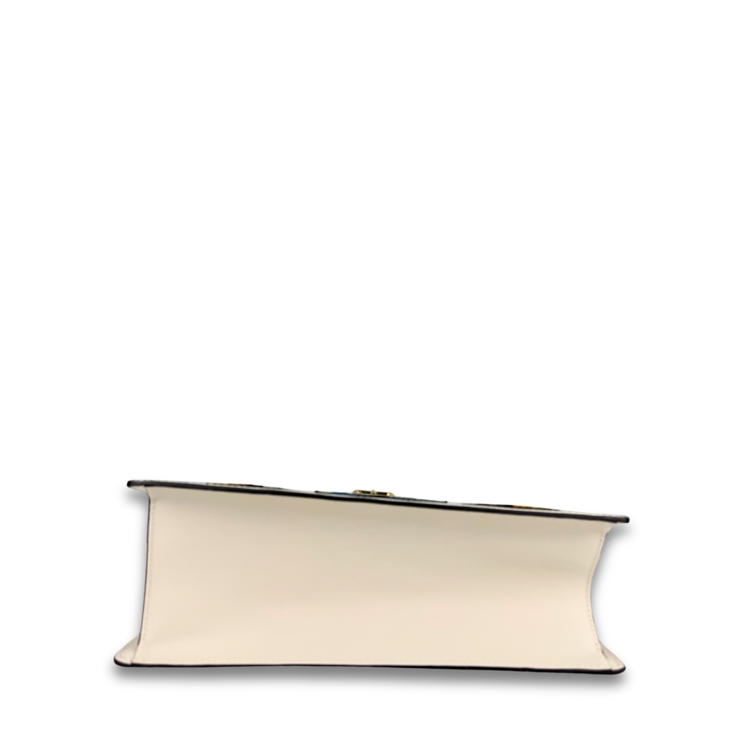 Gucci Embroidered Sylvie Medium Top Handle