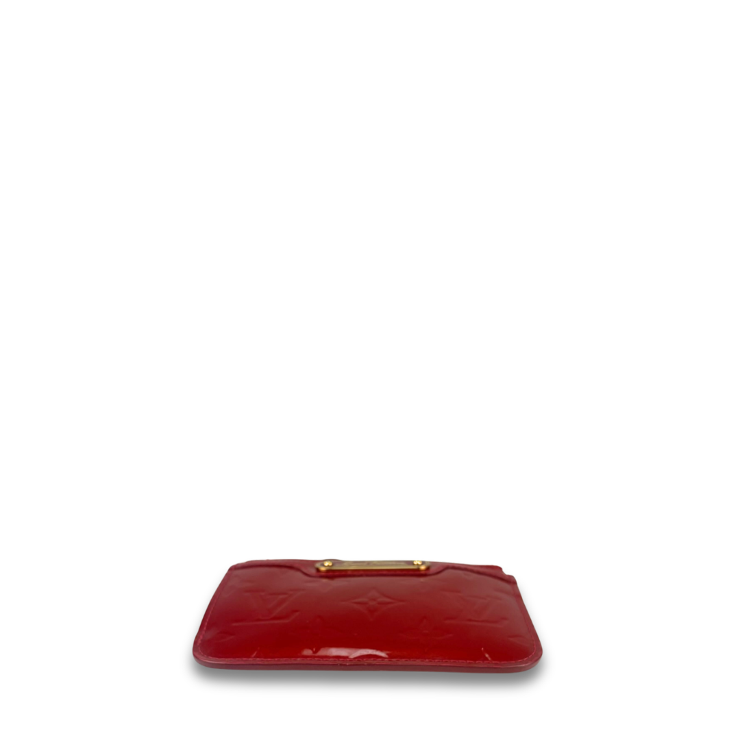 Louis Vuitton Red Vernis Key Pouch