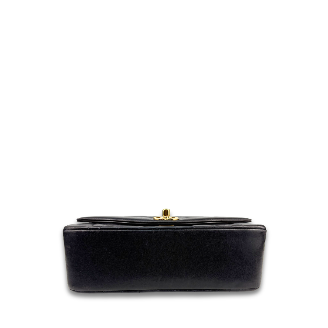 Chanel Brown Lambskin Small Diana Single Flap