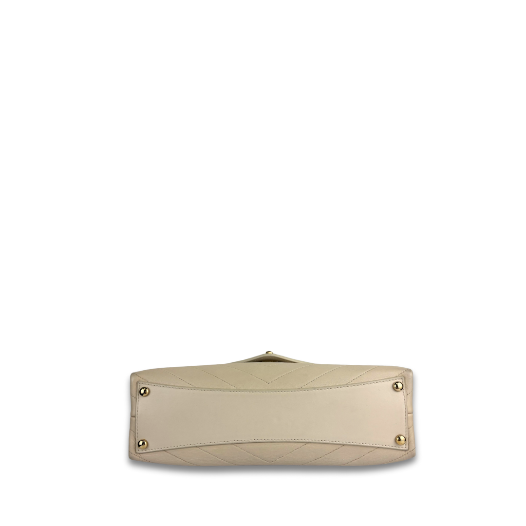 Chanel Cream Medium Coco Envelope Flap