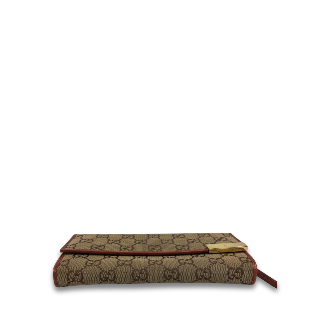 Gucci GG Canvas Continental Wallet