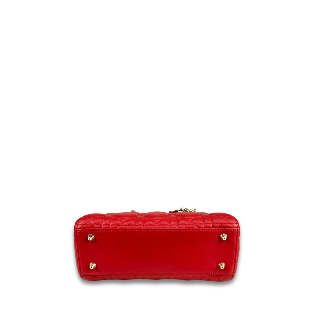 Dior Red Small Lady Dior