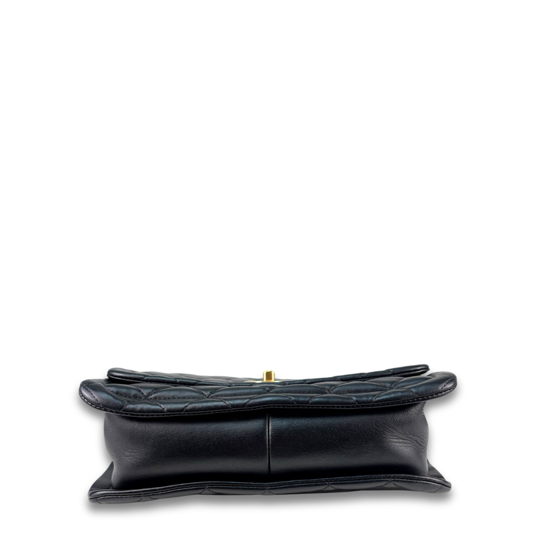 Chanel Button On Top Flap Bag