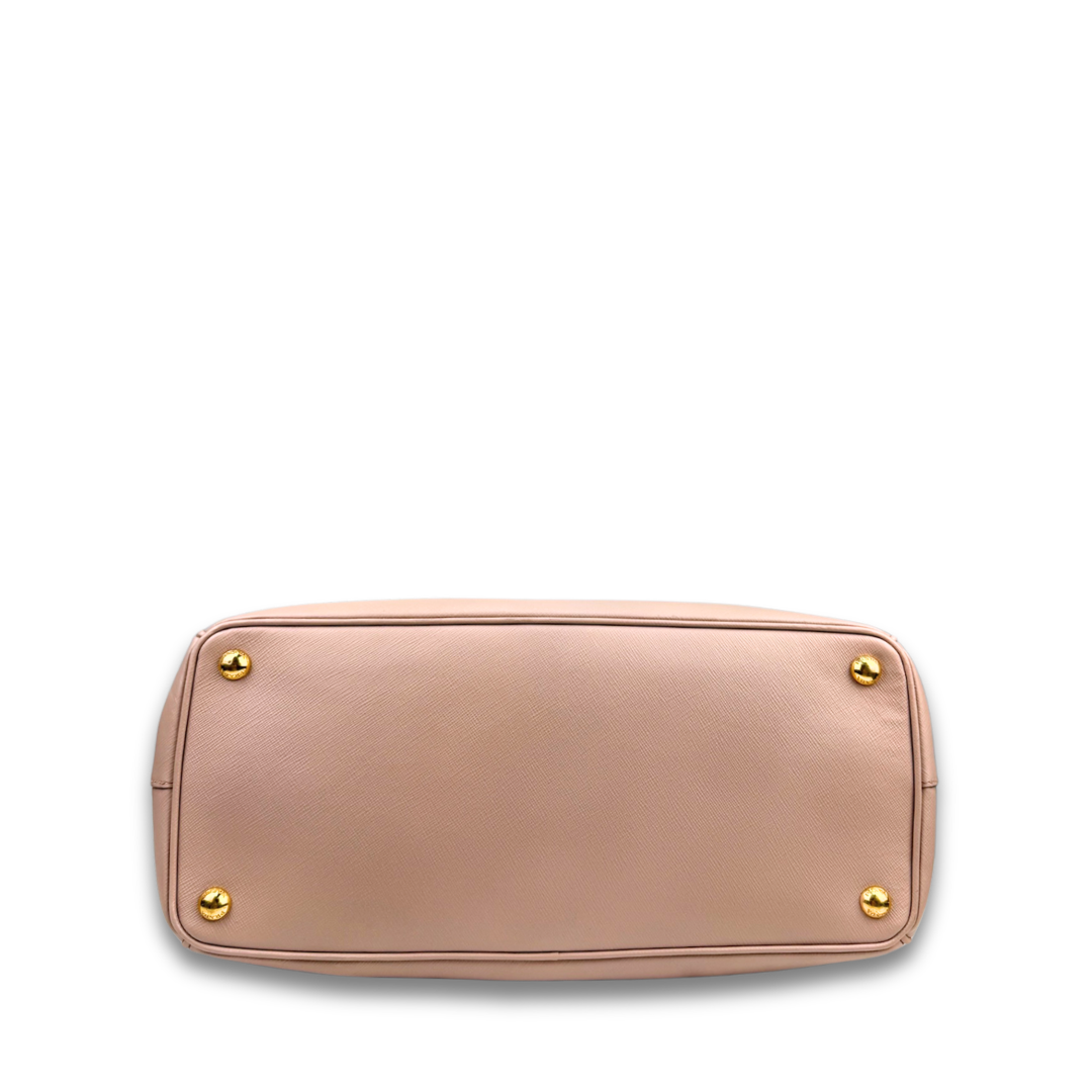 Prada Medium Pale Pink Double Zip Galleria