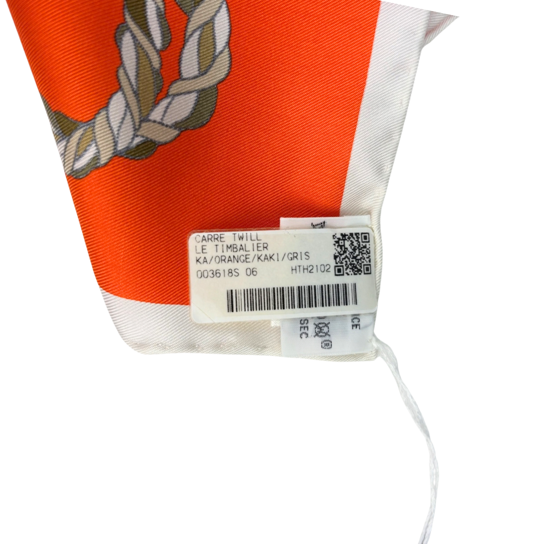 Hermès 'Le Timbalier' Silk Scarf 90