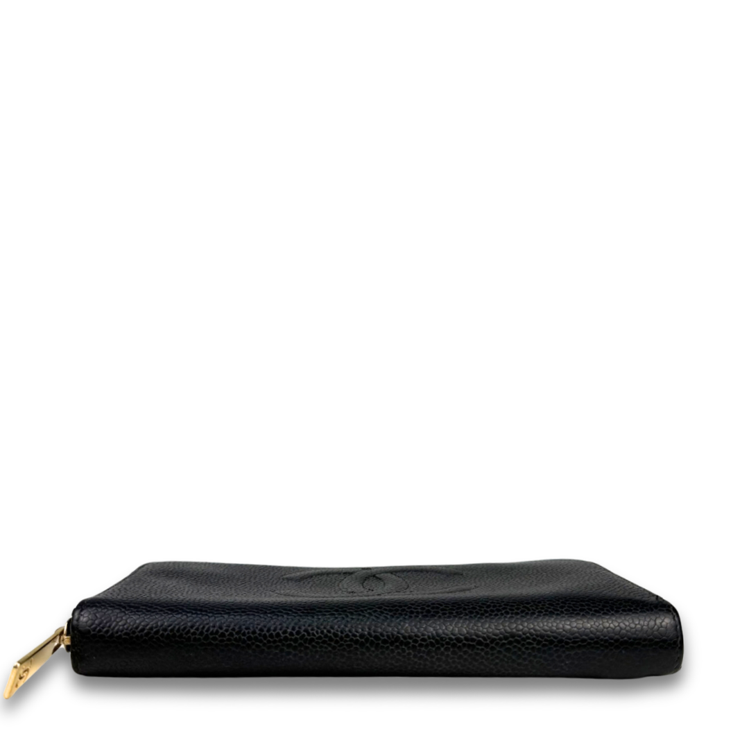 Chanel CC Timeless Zip Around Wallet