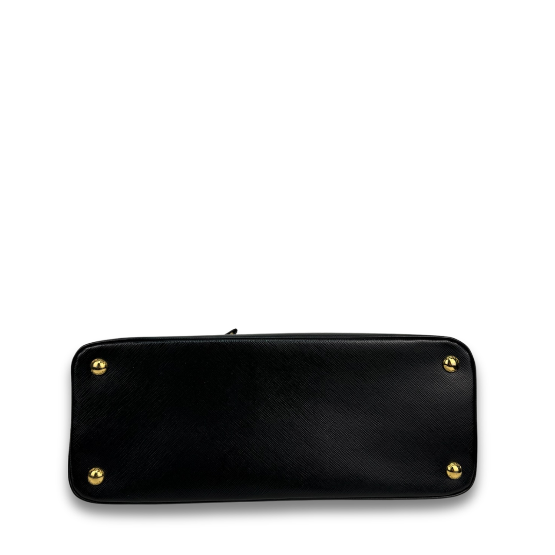 Prada Medium Black Saffiano Promenade Tote