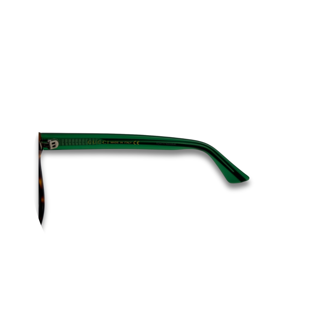 Gucci Tortoiseshell Web Sunglasses
