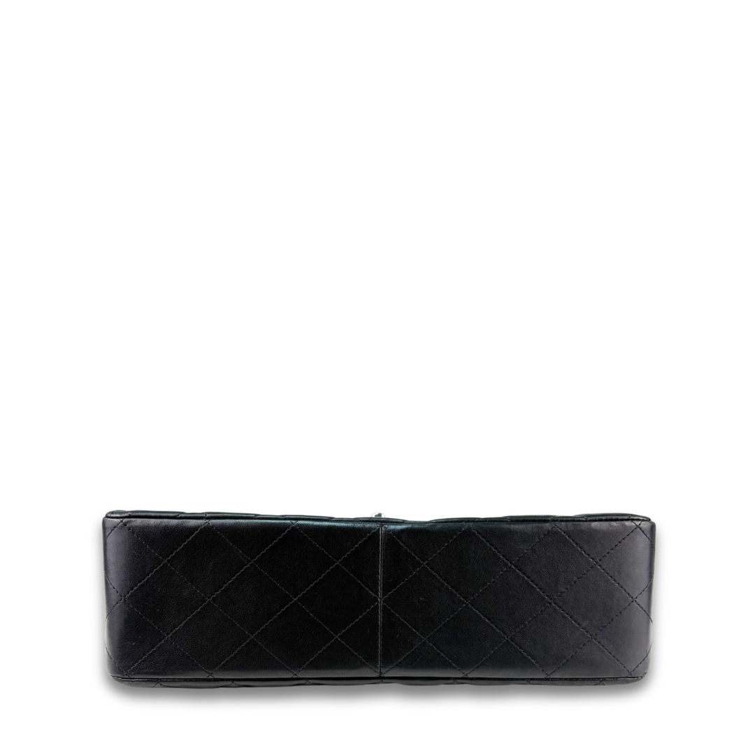 Chanel Black Lambskin Jumbo Single Flap