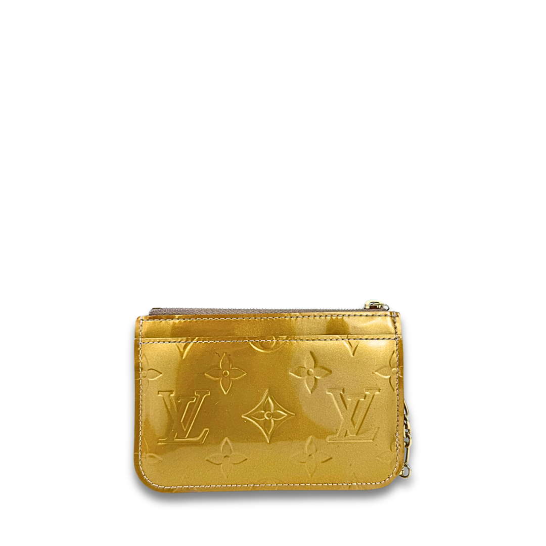 Louis Vuitton Bronze Vernis Key Pouch