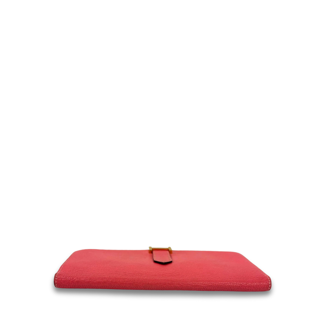Hermès Pink Swift Bearn Wallet
