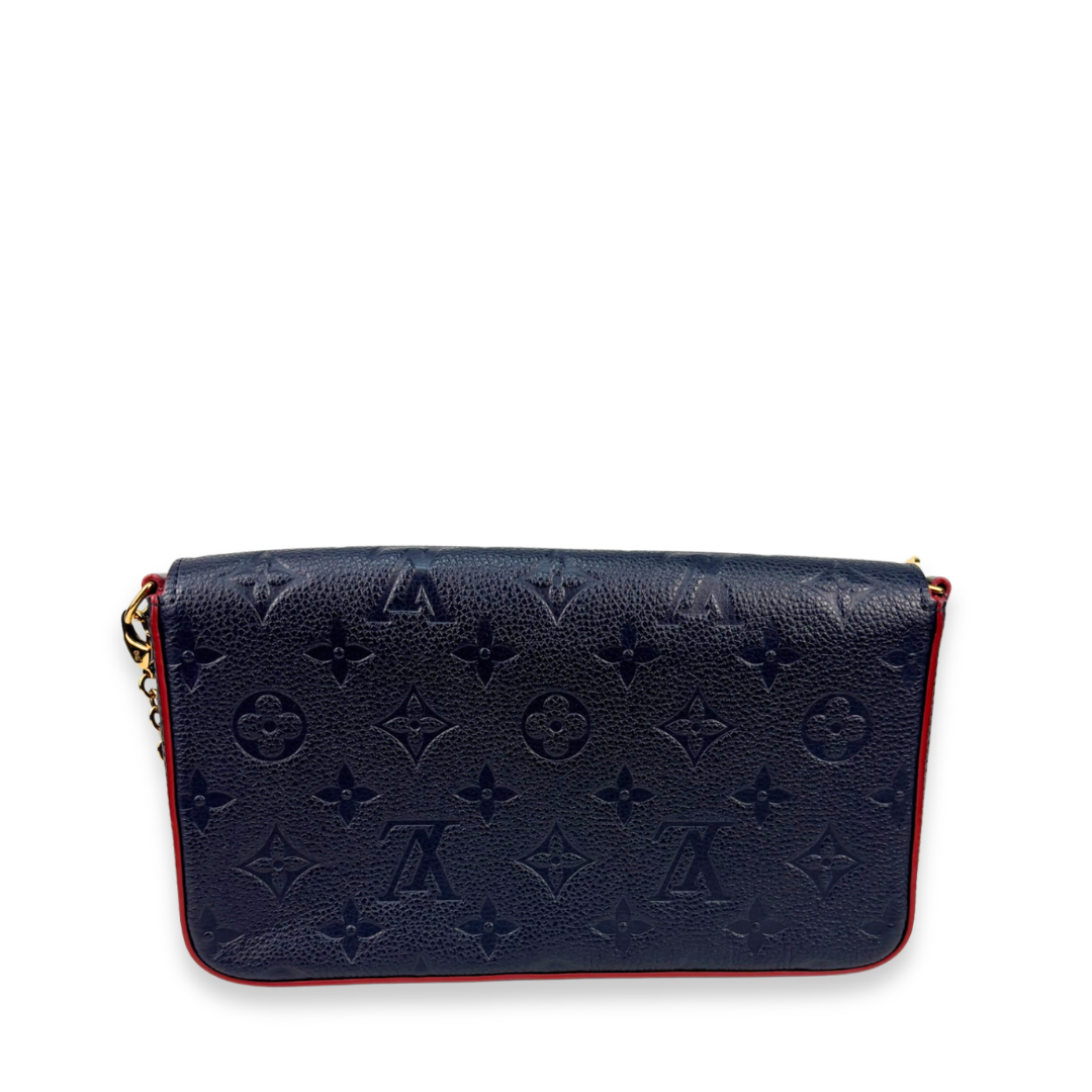 Louis Vuitton Navy Empreinte Pochette Felicie