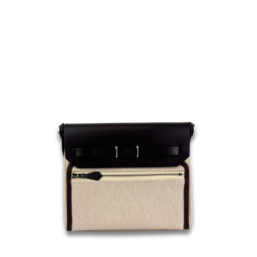 Hermès Canvas Herbag Zip 20