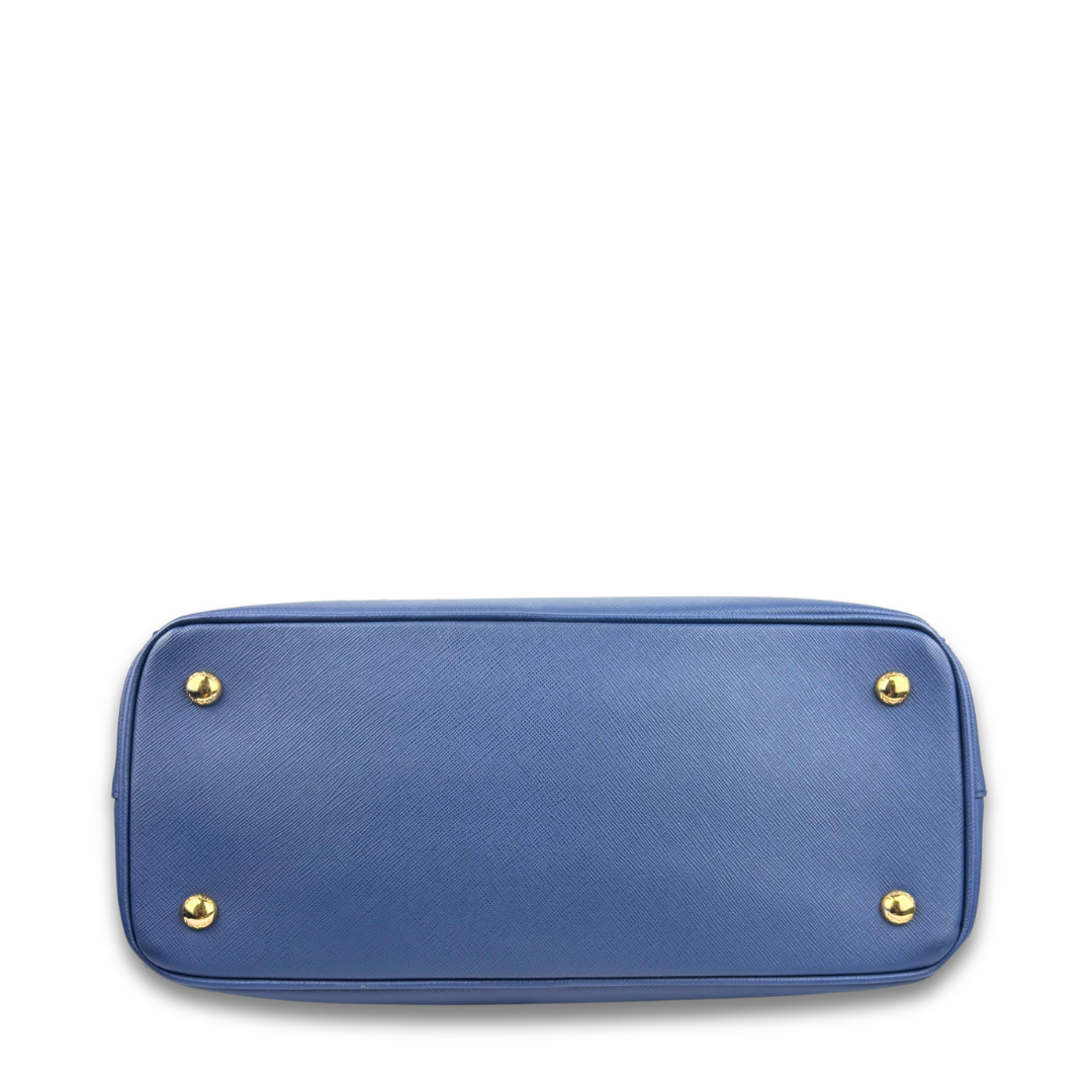 Prada Blue Saffiano Medium Galleria Tote