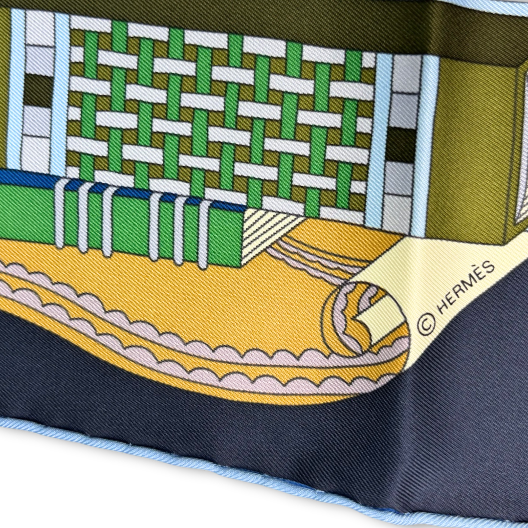 Hermès 'Les Trésors d'un Artiste' Silk Scarf 90
