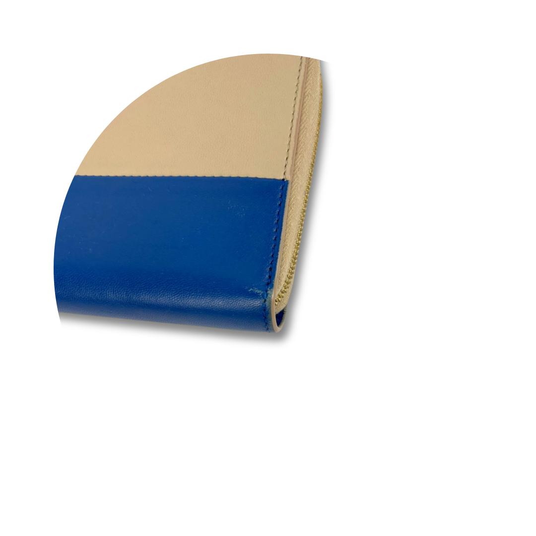 Celine Bicolor Zipper Wallet