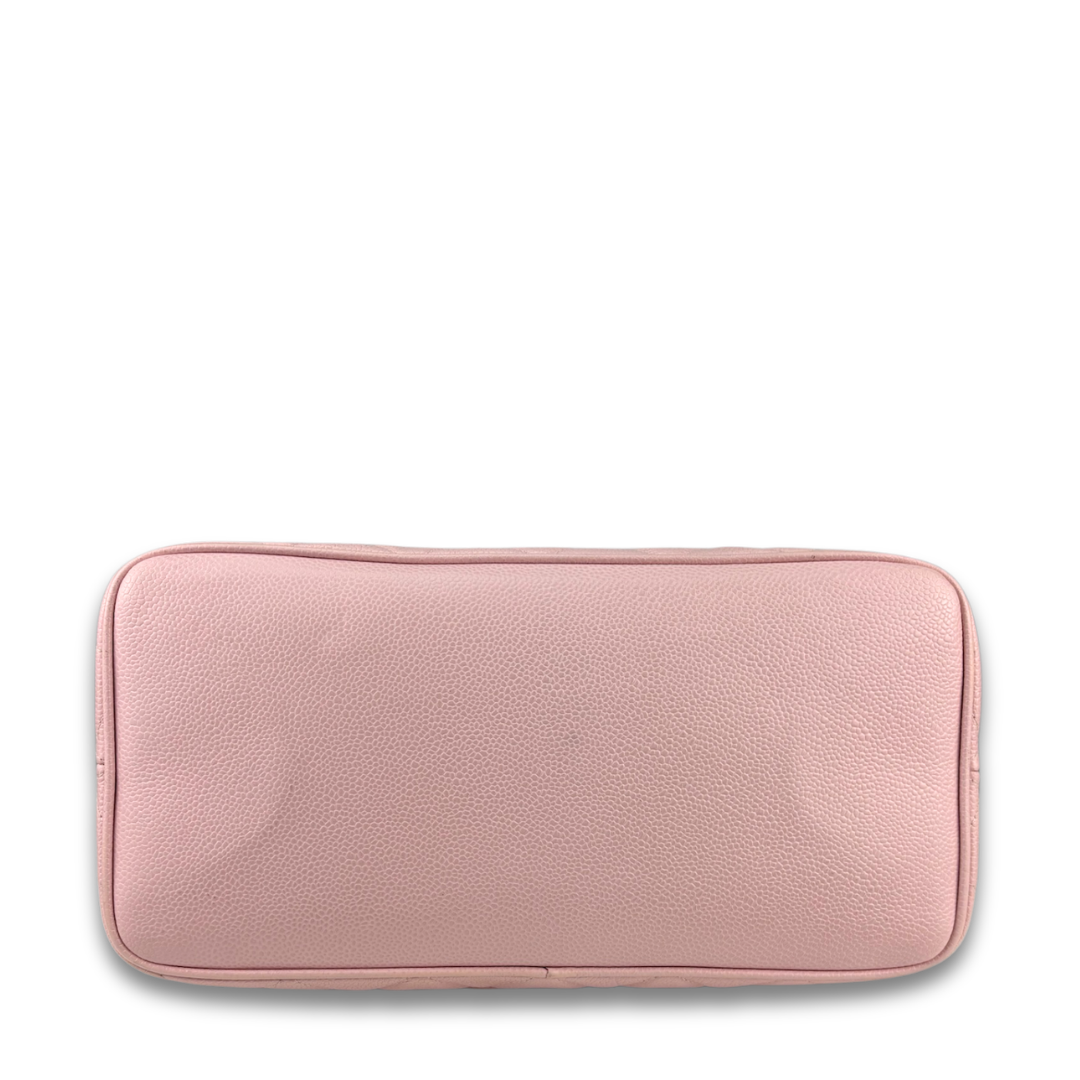 Chanel Pink Caviar Medallion Tote