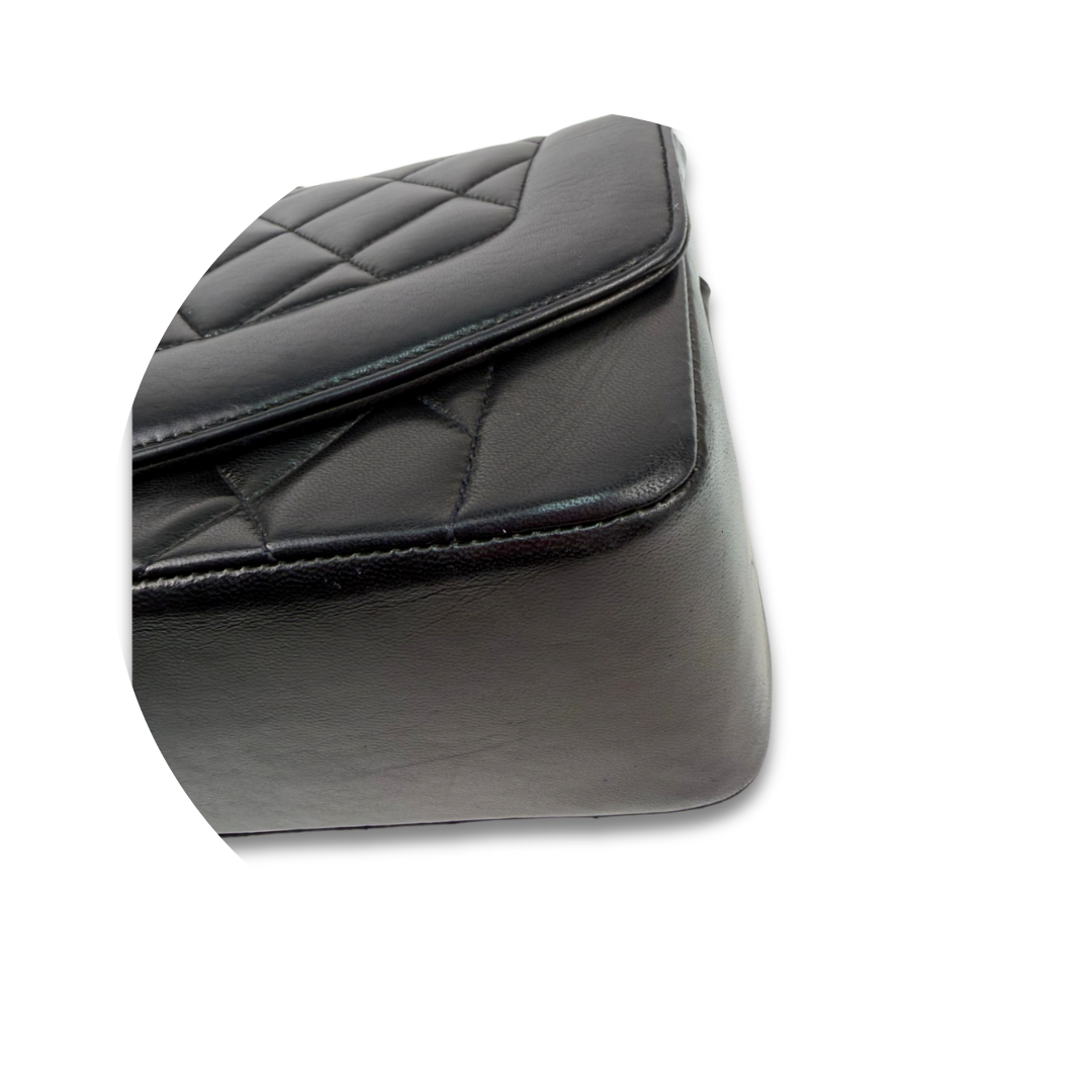 Chanel Medium Lambskin Diana Single Flap