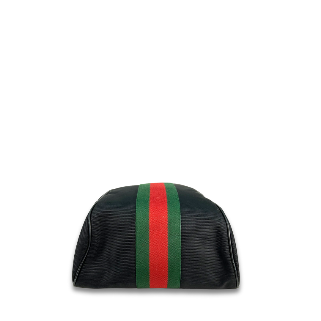 Gucci Black Techno Canvas Web Backpack