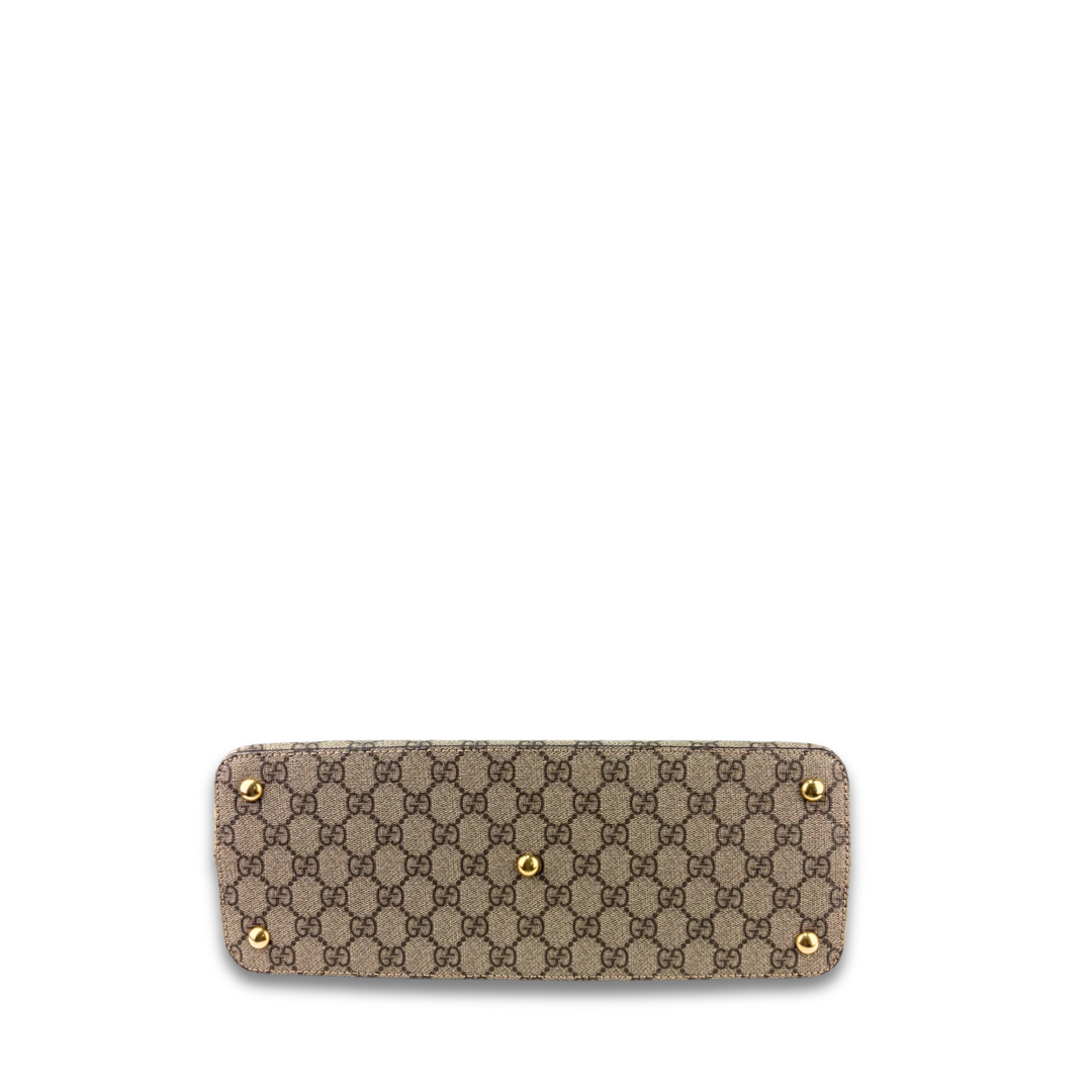 Gucci Small Supreme Tuscany Zip Tote