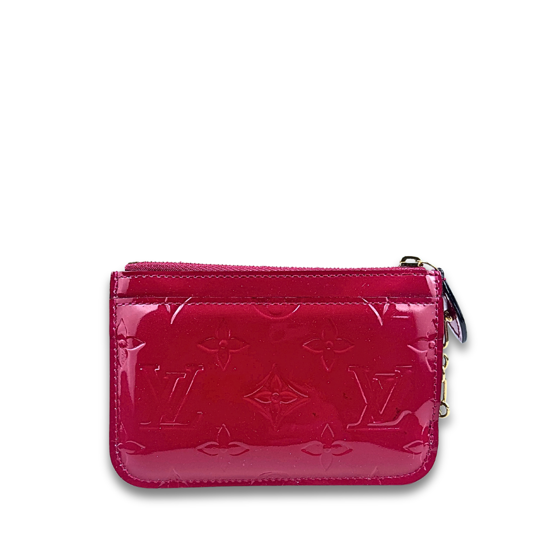Louis Vuitton Pink Vernis Key Pouch
