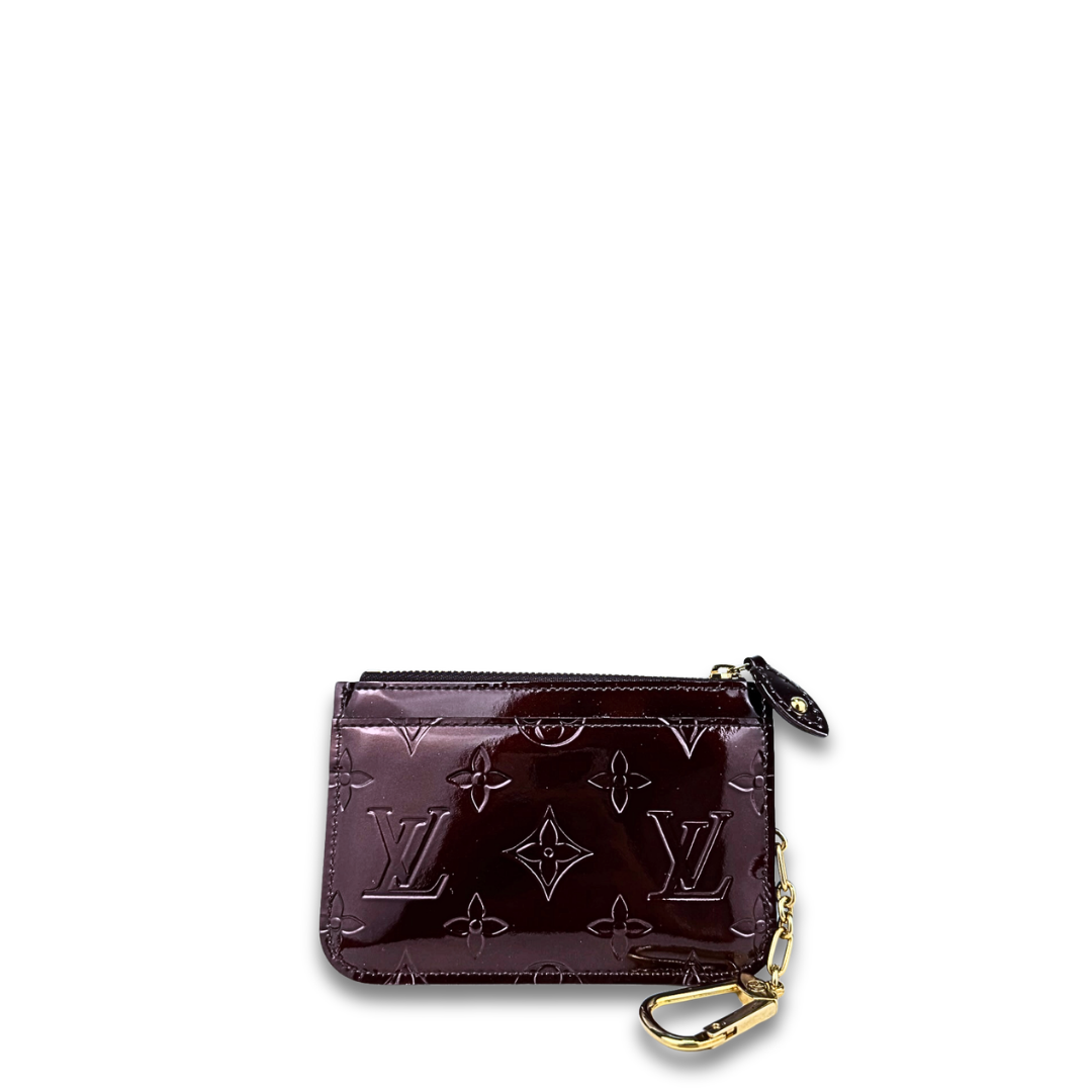 Louis Vuitton Amarante Vernis Key Pouch