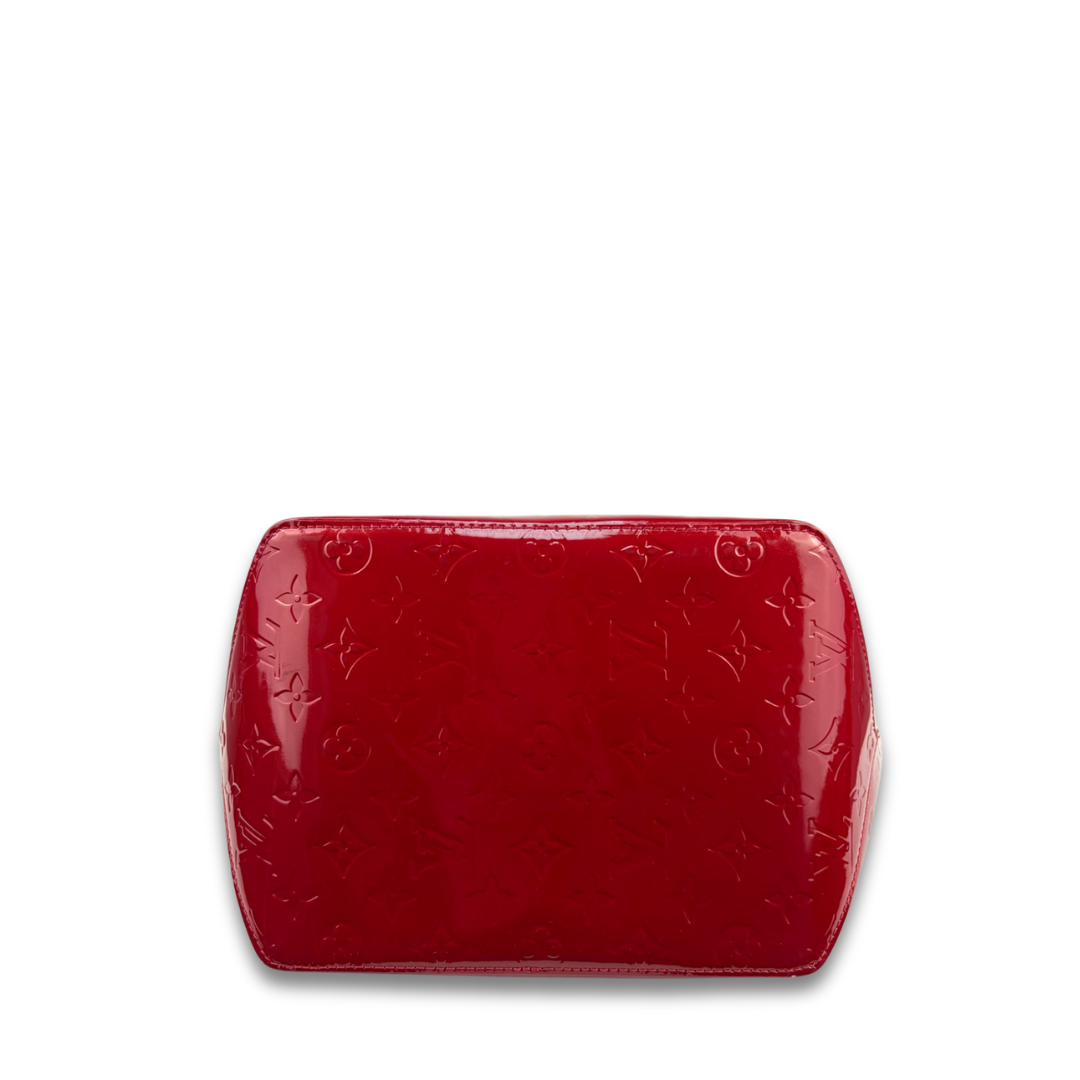 Louis Vuitton Red Vernis Bellevue PM