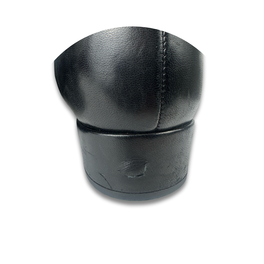 Prada Leather Buckle Booties - Size 40