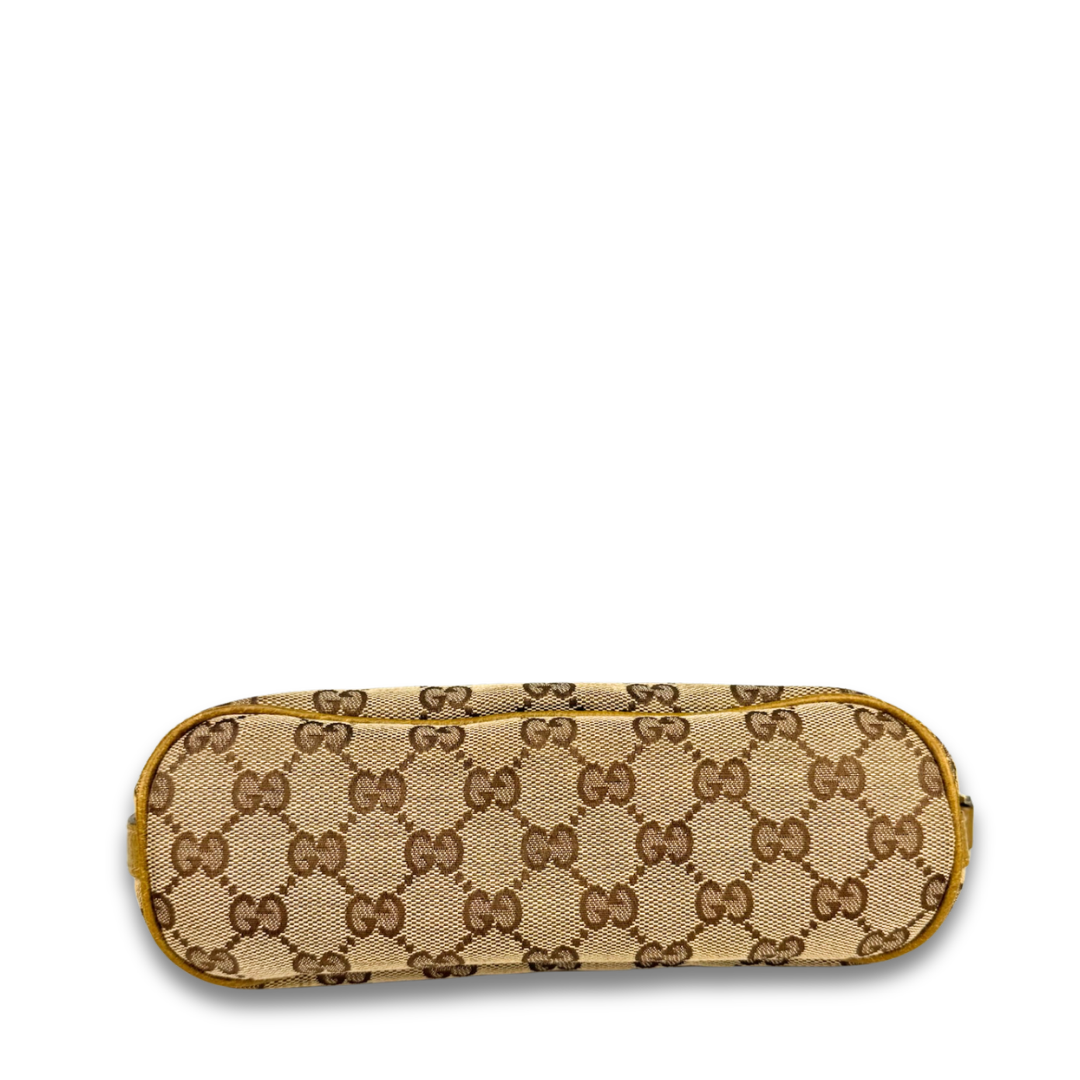 Gucci Brown GG Canvas Boat Pochette