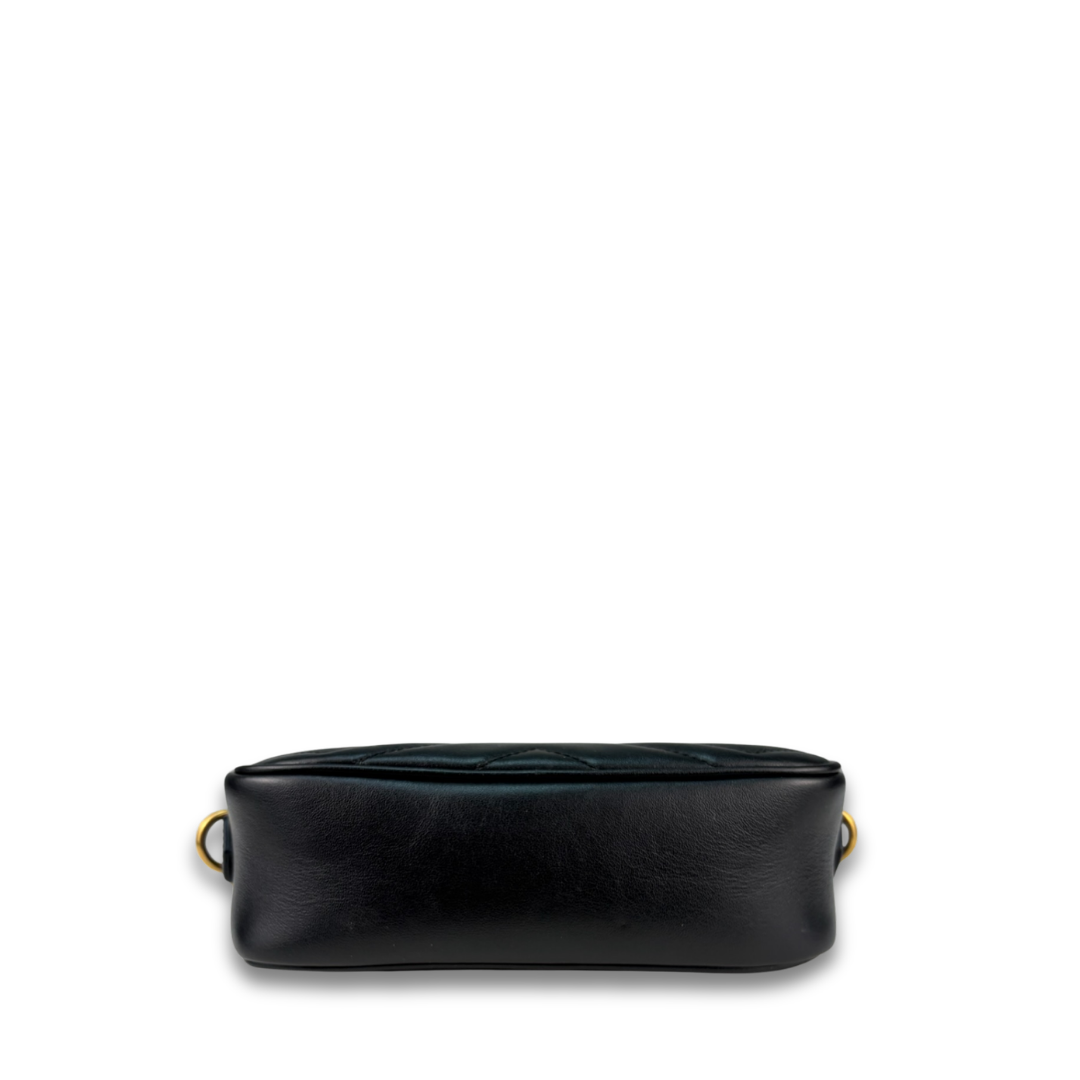 Gucci Black Marmont Mini Camera Bag