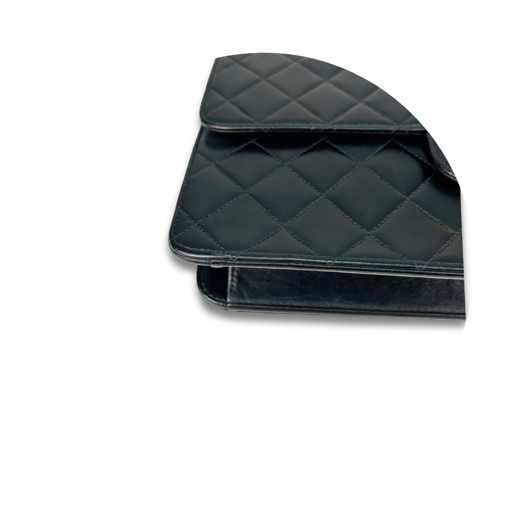 Chanel Black Pushlock Shoulder Bag