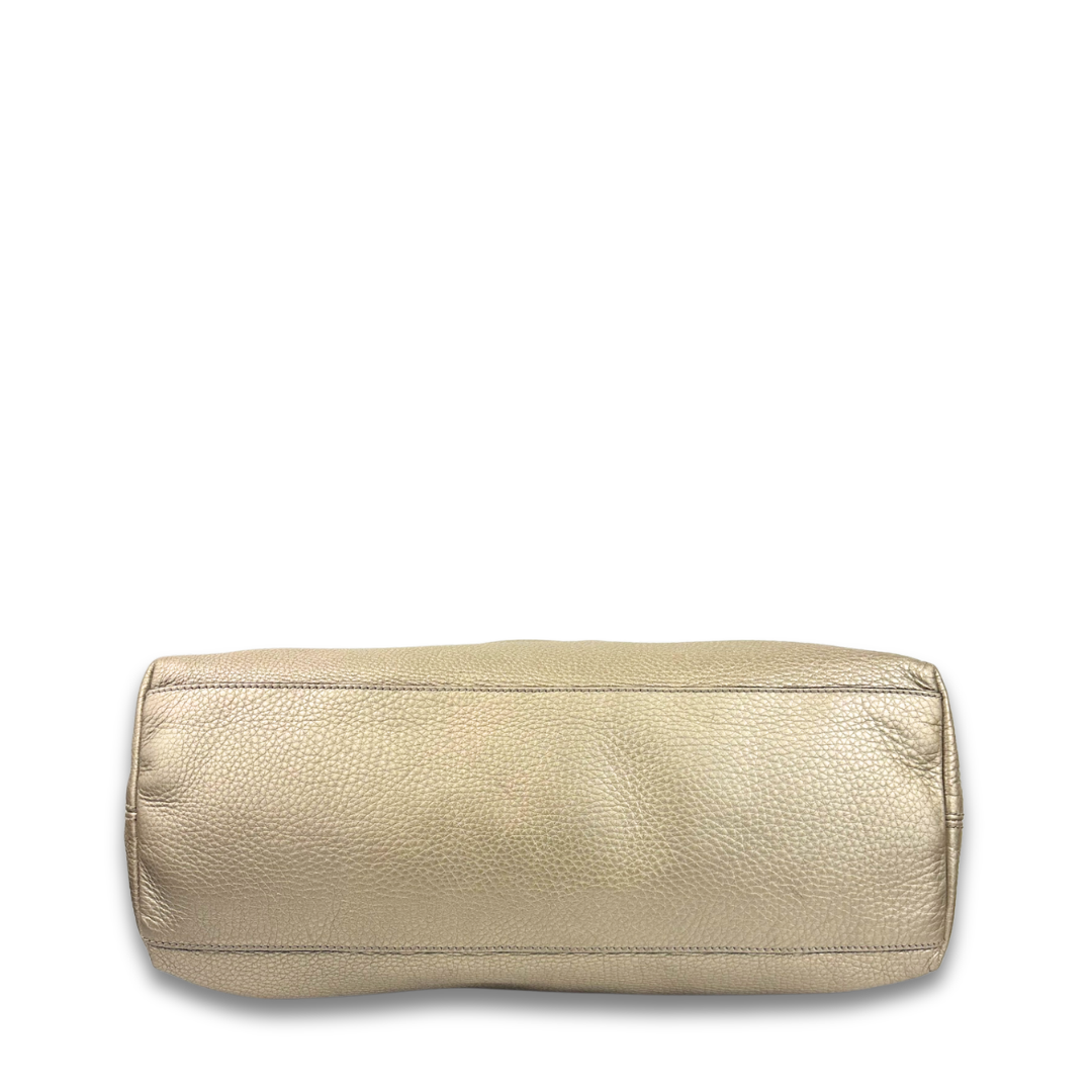 Gucci Metallic Gold Soho Chain Tote