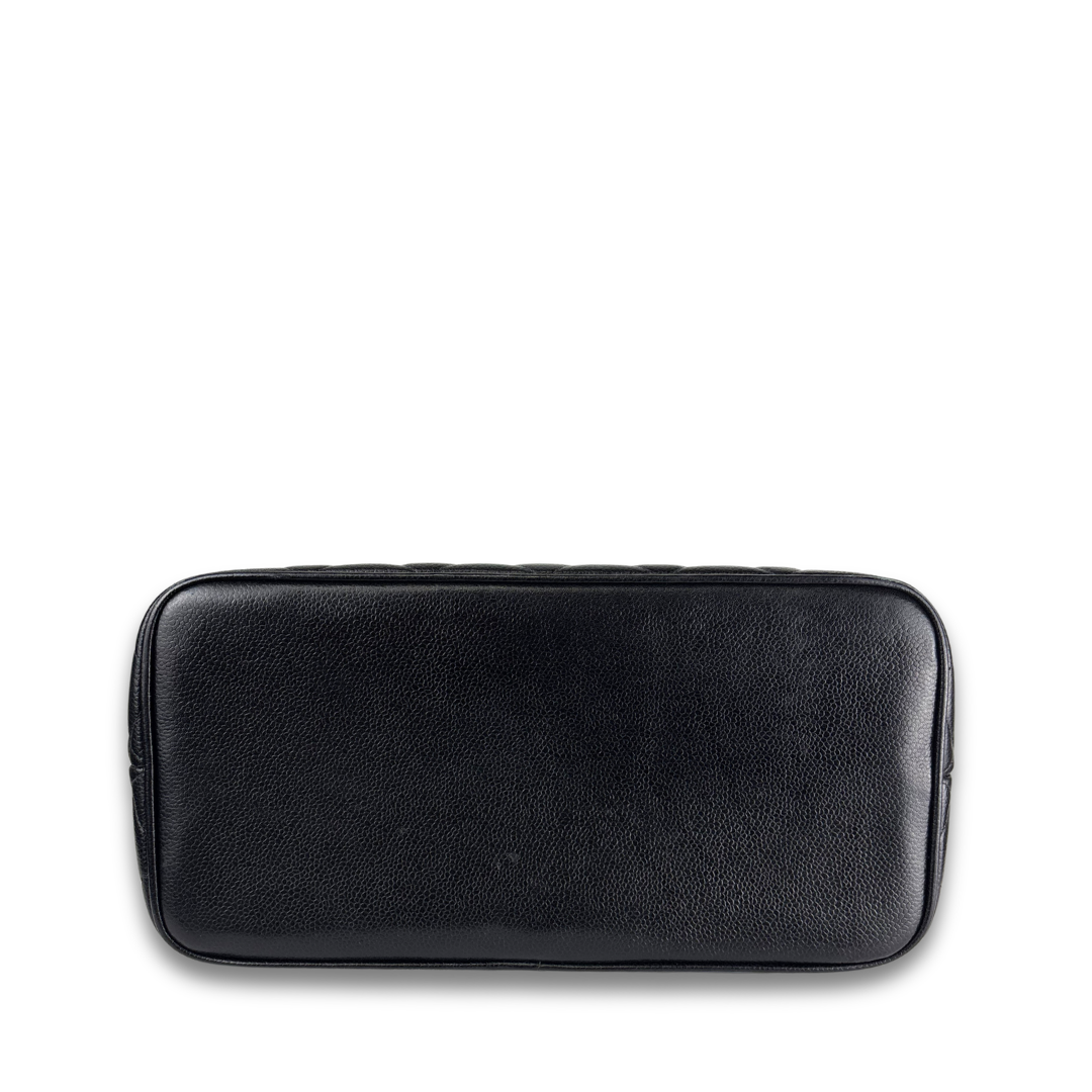Chanel Black Caviar Medallion Tote