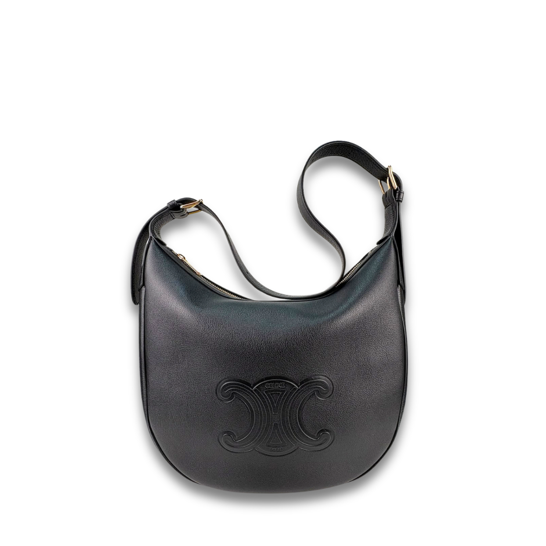 Celine Medium Black Heloise Shoulder Bag