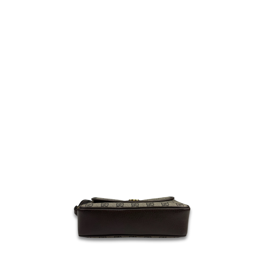 Gucci GG Supreme Ophidia Saddle Bag